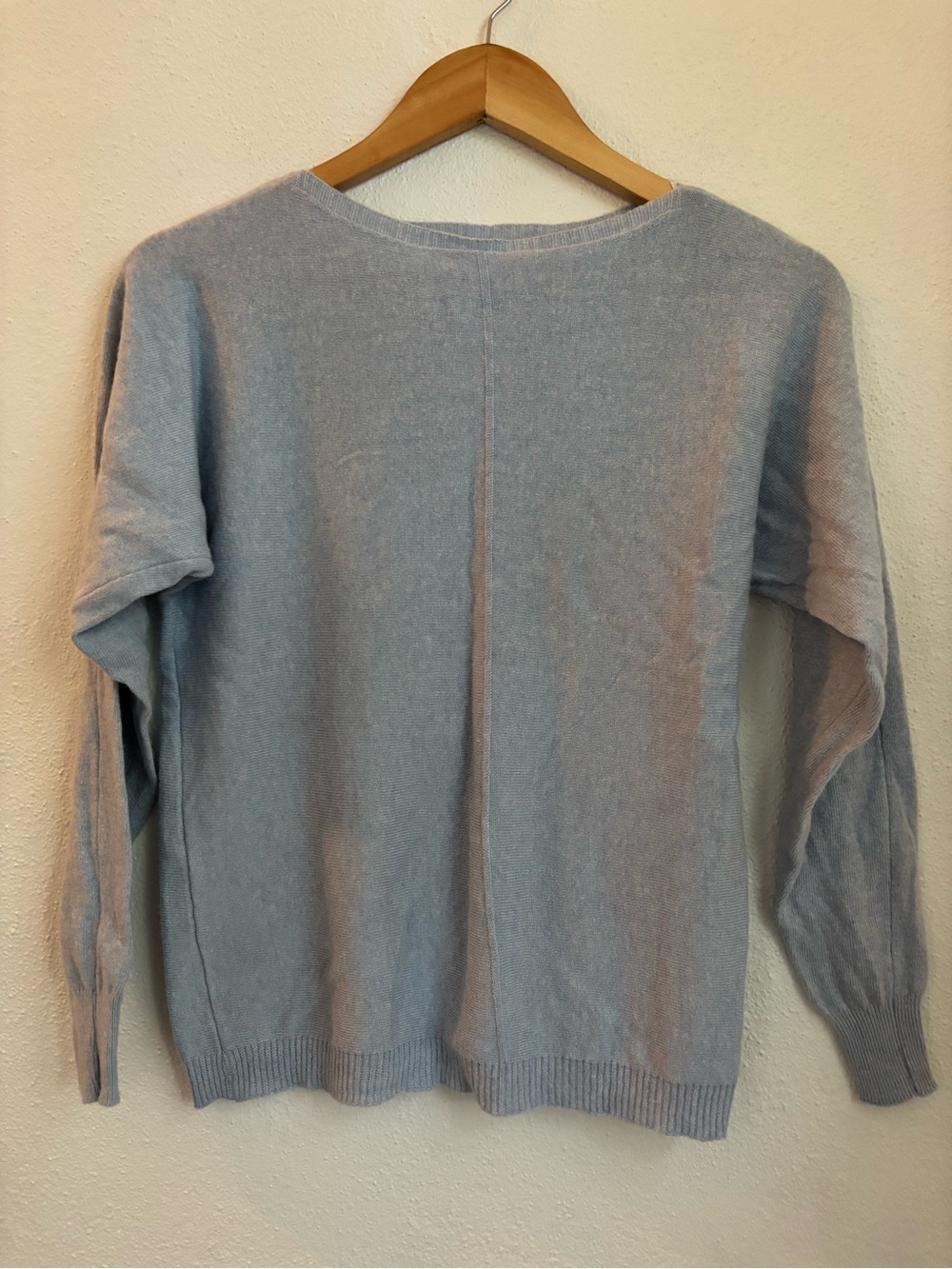 Bianco & Blu | Light Blue Boat Neck Sweater
